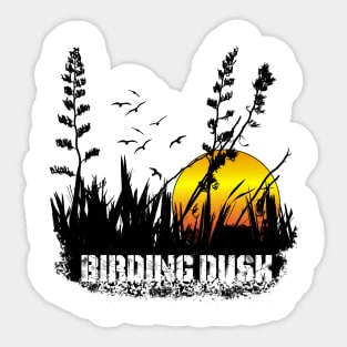 Birding dusk 1 Sticker